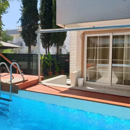 Elit1 12plus Beds Full Triplex In Golf Area With Private Pool & Garden Wifi Netflix Full Kitchen & Bed Equipments Air Conditions Free Parking Villa Belek